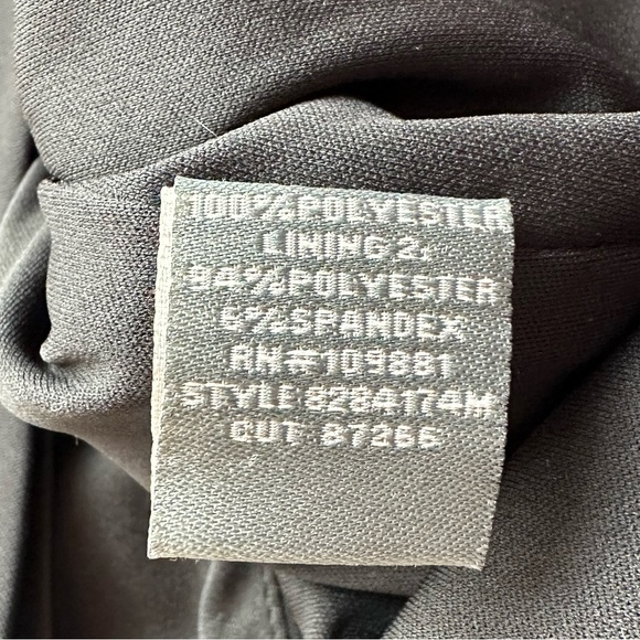 DONNA RICCO Sleeveless Black Dress Embellished Waist | Size 4 - Picture 10 of 12